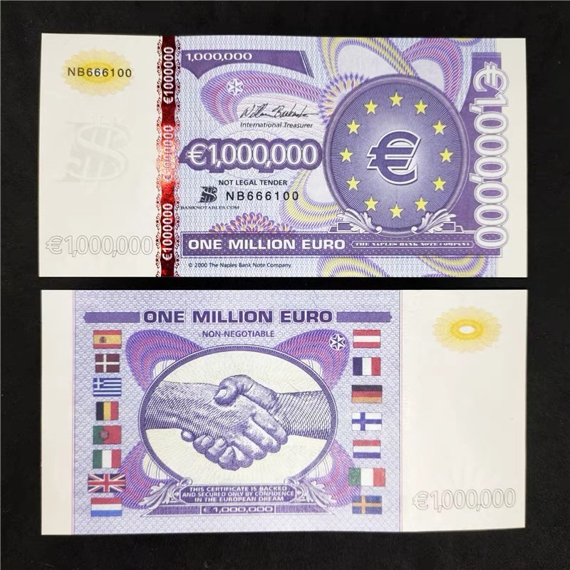 北极狼藏苑社捡漏专场. 新百万欧元测试钞