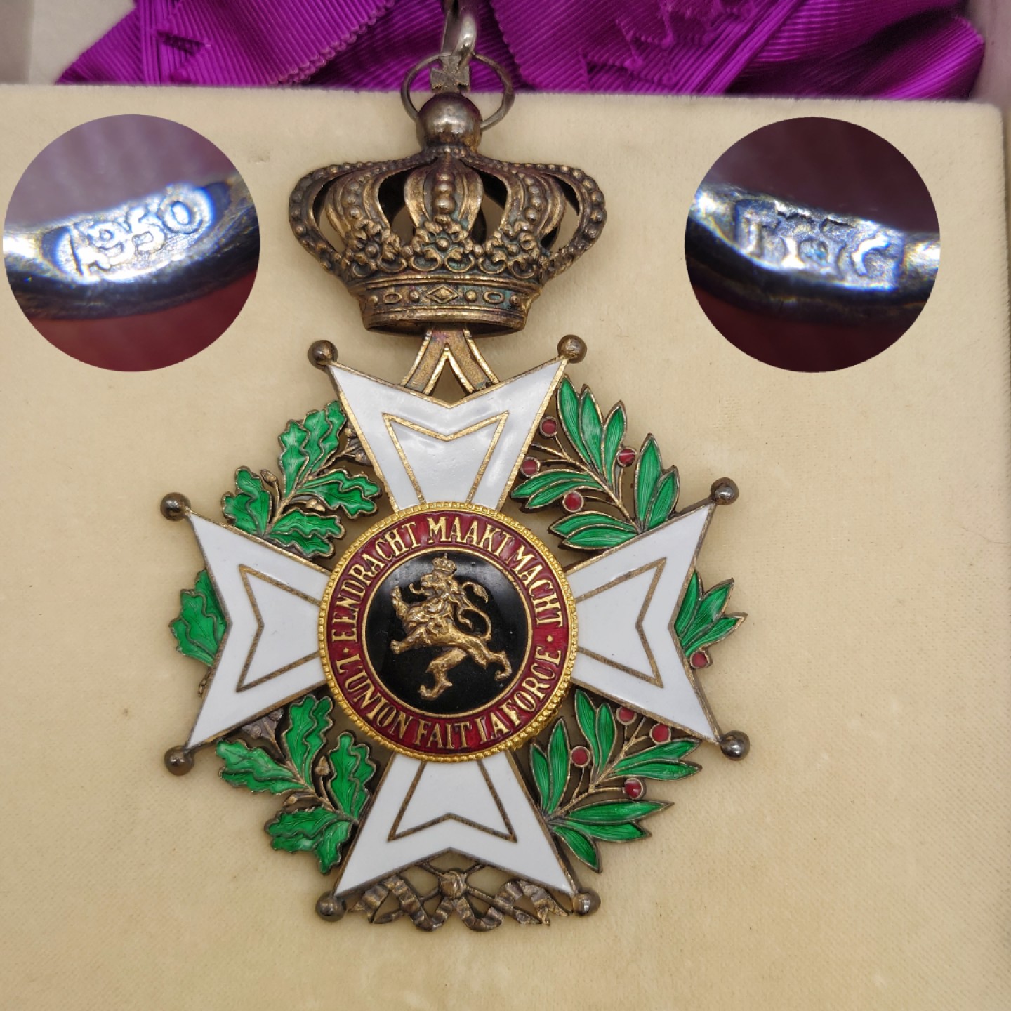 勋章奖章交易所5月28日拍卖 比利时大十字级利奥波德勋章