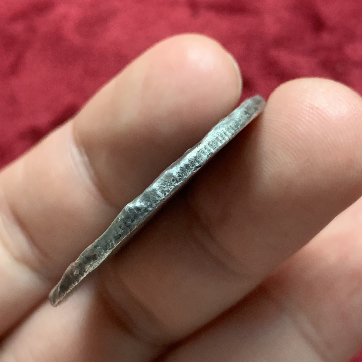 《竞宝斋》第59场-本周日，周一2场连拍（全场不限金额包邮） 海捞腐蚀 美国拿花贸易银CC版 因为严重腐蚀人像面已没有 18.14克重