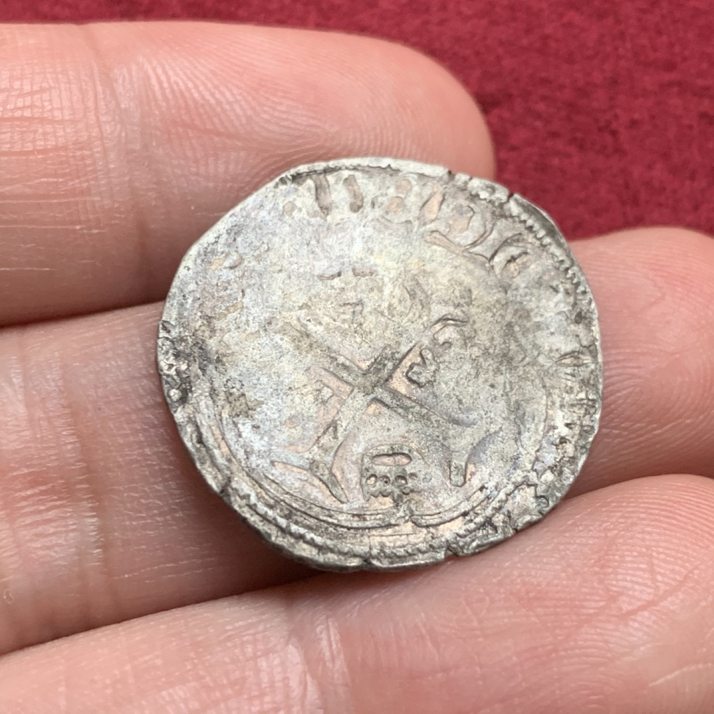 《竞宝斋》第59场-本周日，周一2场连拍（全场不限金额包邮） 法国15世纪布朗克打制银币 中世纪的工艺 历经500年