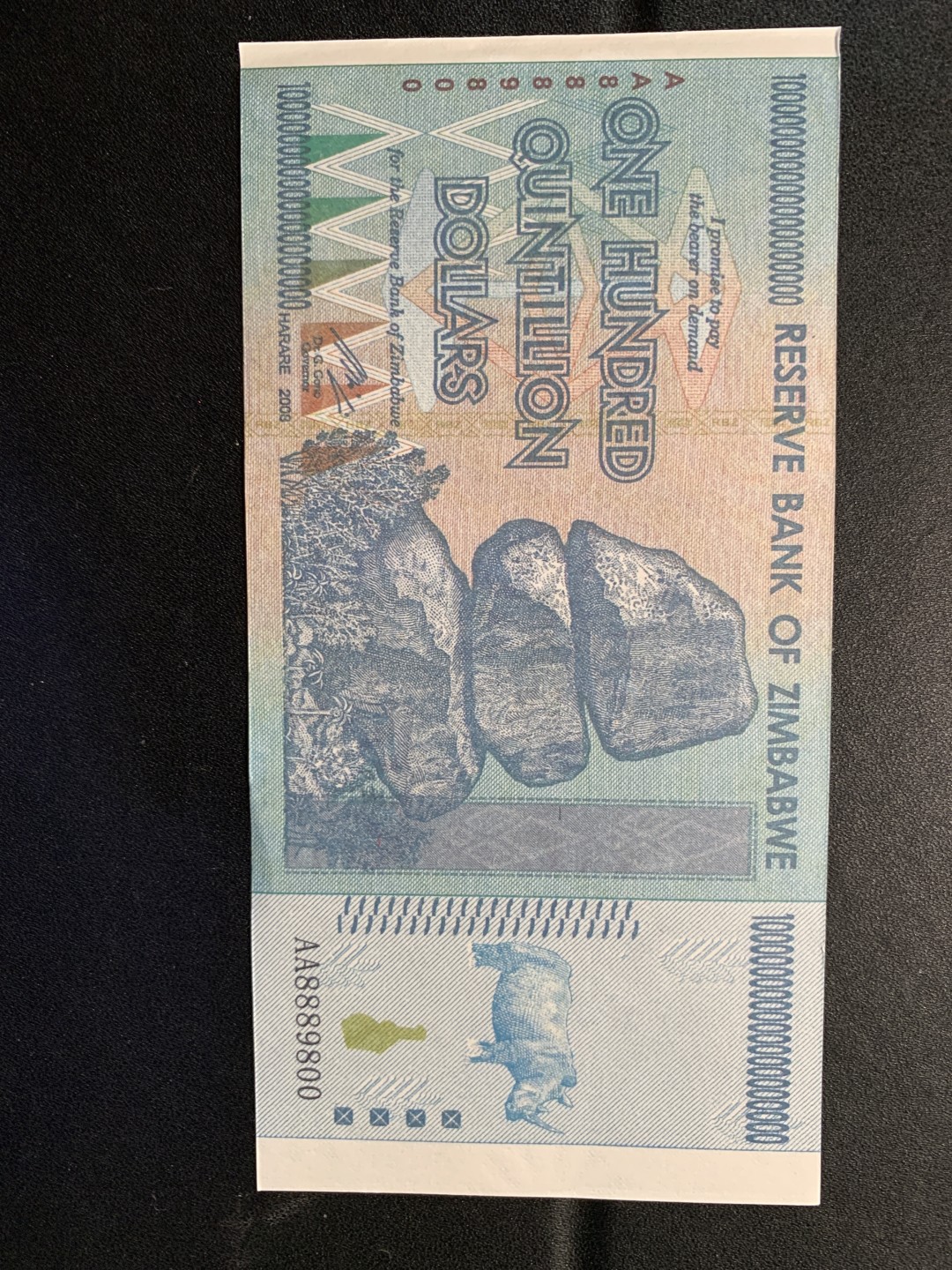 北极狼藏苑社捡漏专场. 津巴布韦测试钞