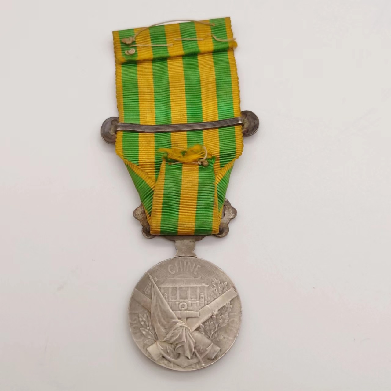 勋章奖章交易所5月28日拍卖 法国1900庚子侵华奖章（银质）