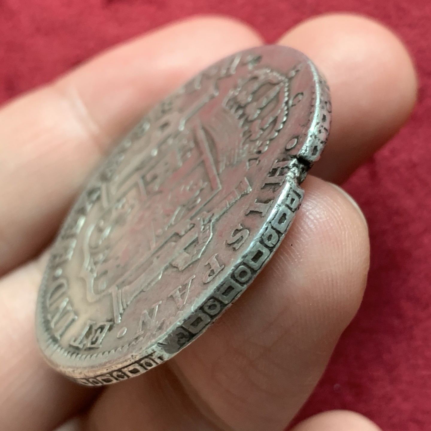 《竞宝斋》第59场-本周日，周一2场连拍（全场不限金额包邮） （2枚一组）1808年卡四双柱8瑞尔大银币，1872年奥地利10分银币