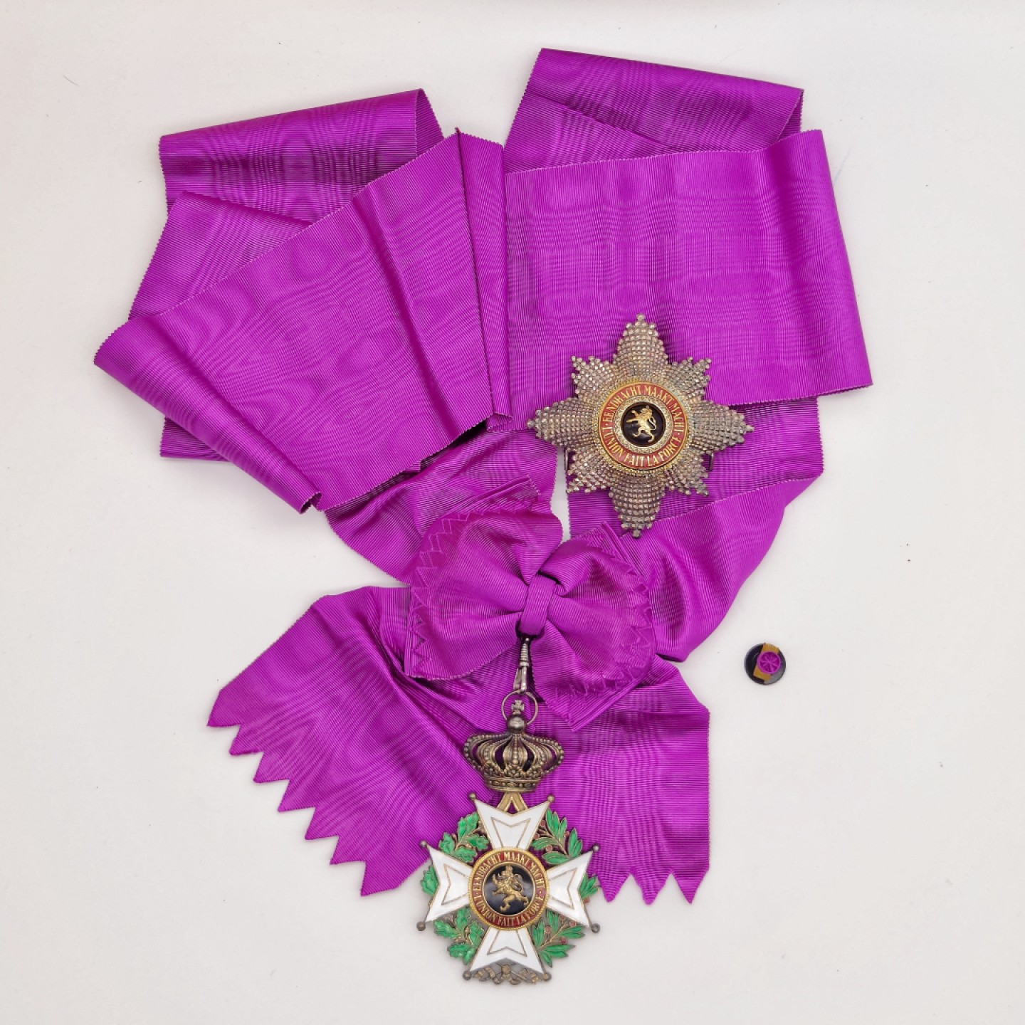 勋章奖章交易所5月28日拍卖 比利时大十字级利奥波德勋章