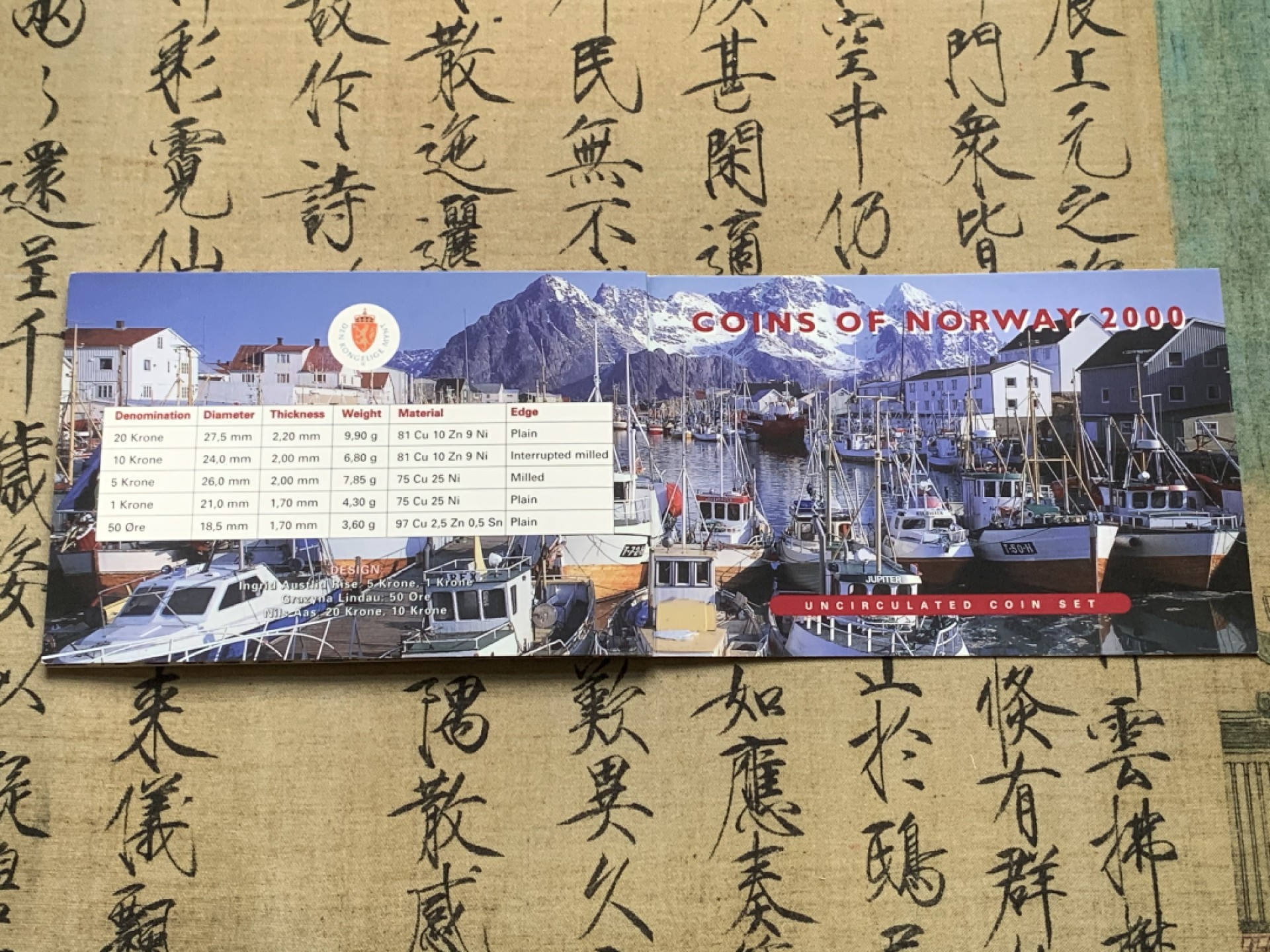 《竞宝斋》第59场-本周日，周一2场连拍（全场不限金额包邮） 挪威2000年套币