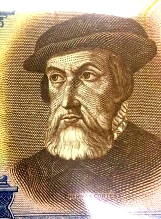 【Blue Auction】✨世界纸币精拍第186期——唯一冠军曼左尼（共77拍） 【冠军分】西班牙 1935年 500比塞塔 PCGS67EPQ 超高分 科尔特斯 经典大方块 雕刻非常细腻大气 值得珍藏 背面描述科尔特斯到达墨西哥后烧毁了他的船只，以说服他的部下们，没有回头路的场景。最终科尔特斯以破釜沉舟之势，以600人征服250万印第安人，塑造了西班牙征服者的传奇人生。