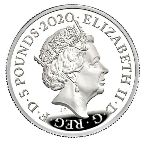 【海寧潮】英国2020年伟大的雕刻师系列美惠三女神2盎司高浮雕银币NGC-PF69原盒证书（市场价格18800）