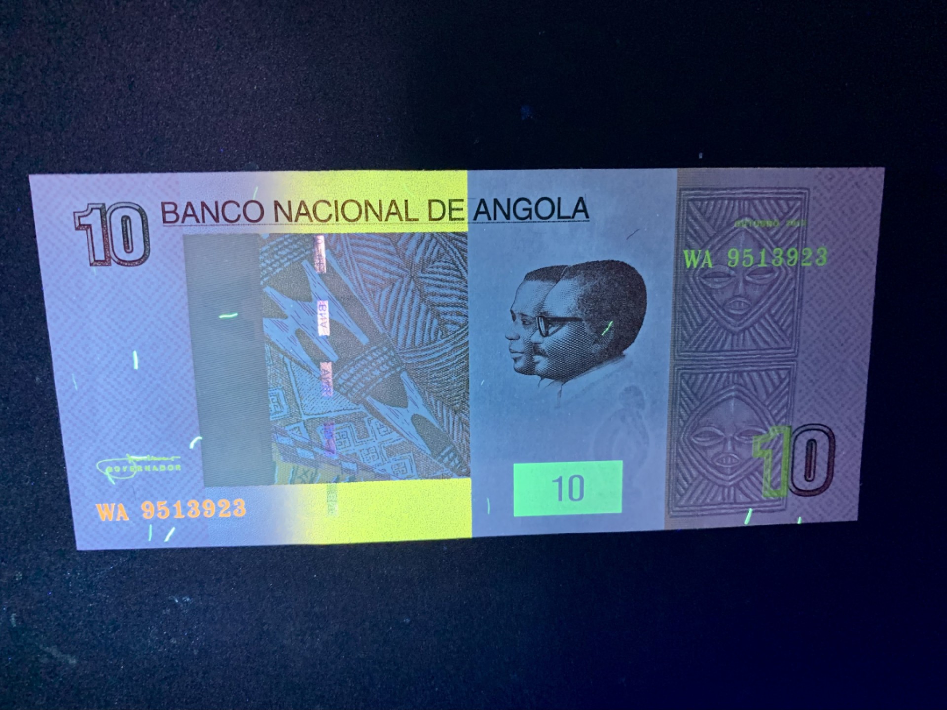北极狼藏苑社捡漏专场. 安哥拉10宽扎 测试钞