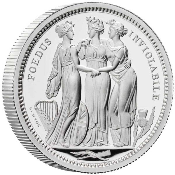 【海寧潮】英国2020年伟大的雕刻师系列美惠三女神2盎司高浮雕银币NGC-PF69原盒证书（市场价格18800）