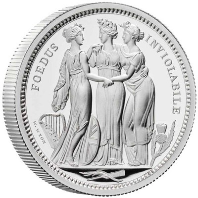【海寧潮】英国2020年伟大的雕刻师系列美惠三女神2盎司高浮雕银币NGC-PF69原盒证书（市场价格18800）