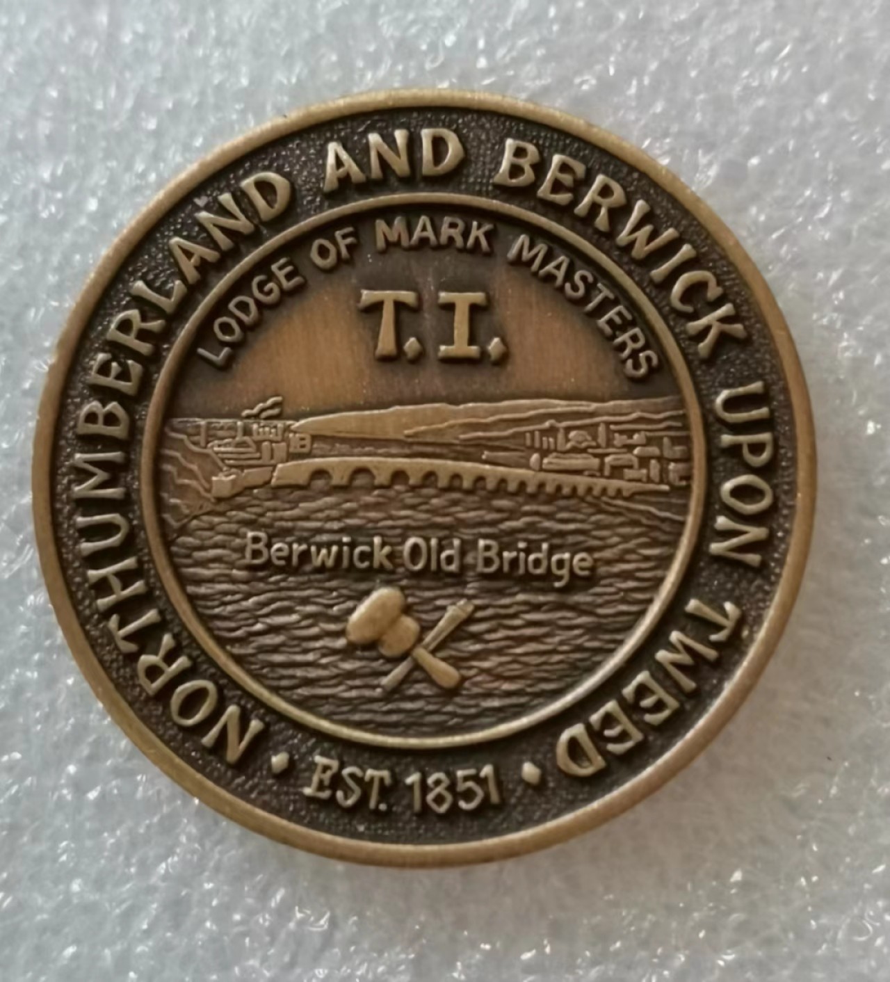 瓶子🏺第40期拍卖会 共济会分会铜质代币