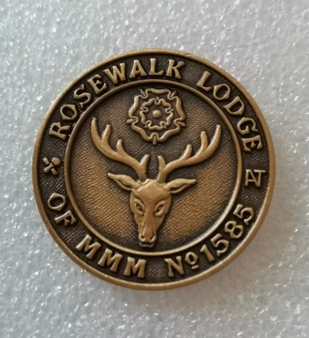 瓶子🏺第40期拍卖会 共济会1585号分会铜质代币