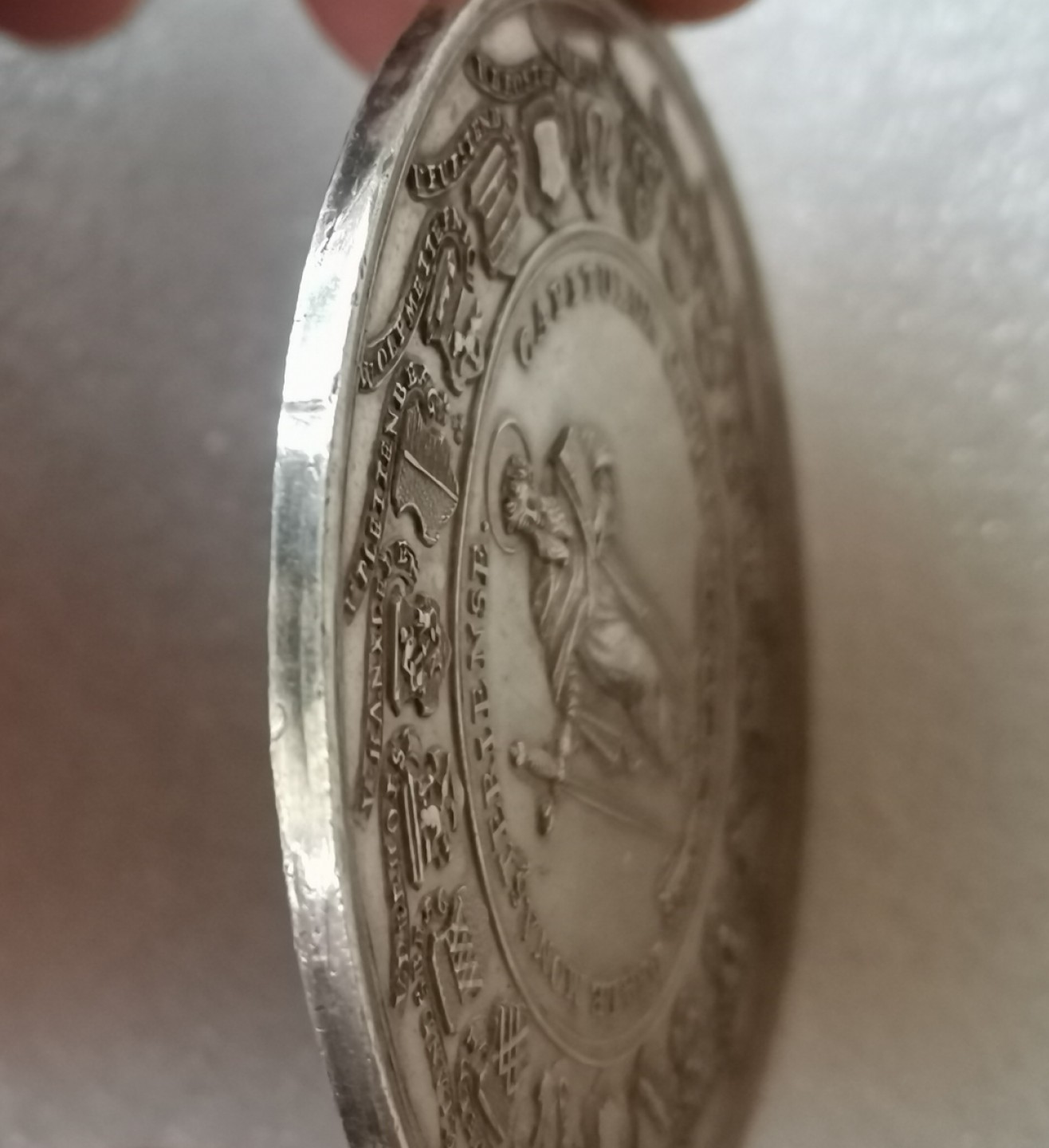 瓶子🏺第40期拍卖会 德国1761年蒙斯特宗座缺位1.5泰勒币章（高点完美）