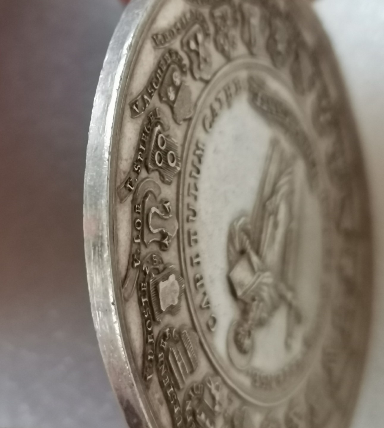 瓶子🏺第40期拍卖会 德国1761年蒙斯特宗座缺位1.5泰勒币章（高点完美）