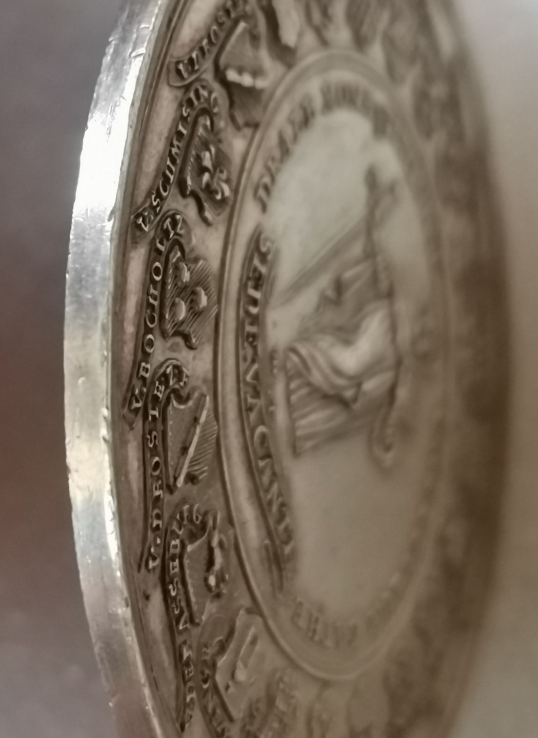 瓶子🏺第40期拍卖会 德国1761年蒙斯特宗座缺位1.5泰勒币章（高点完美）