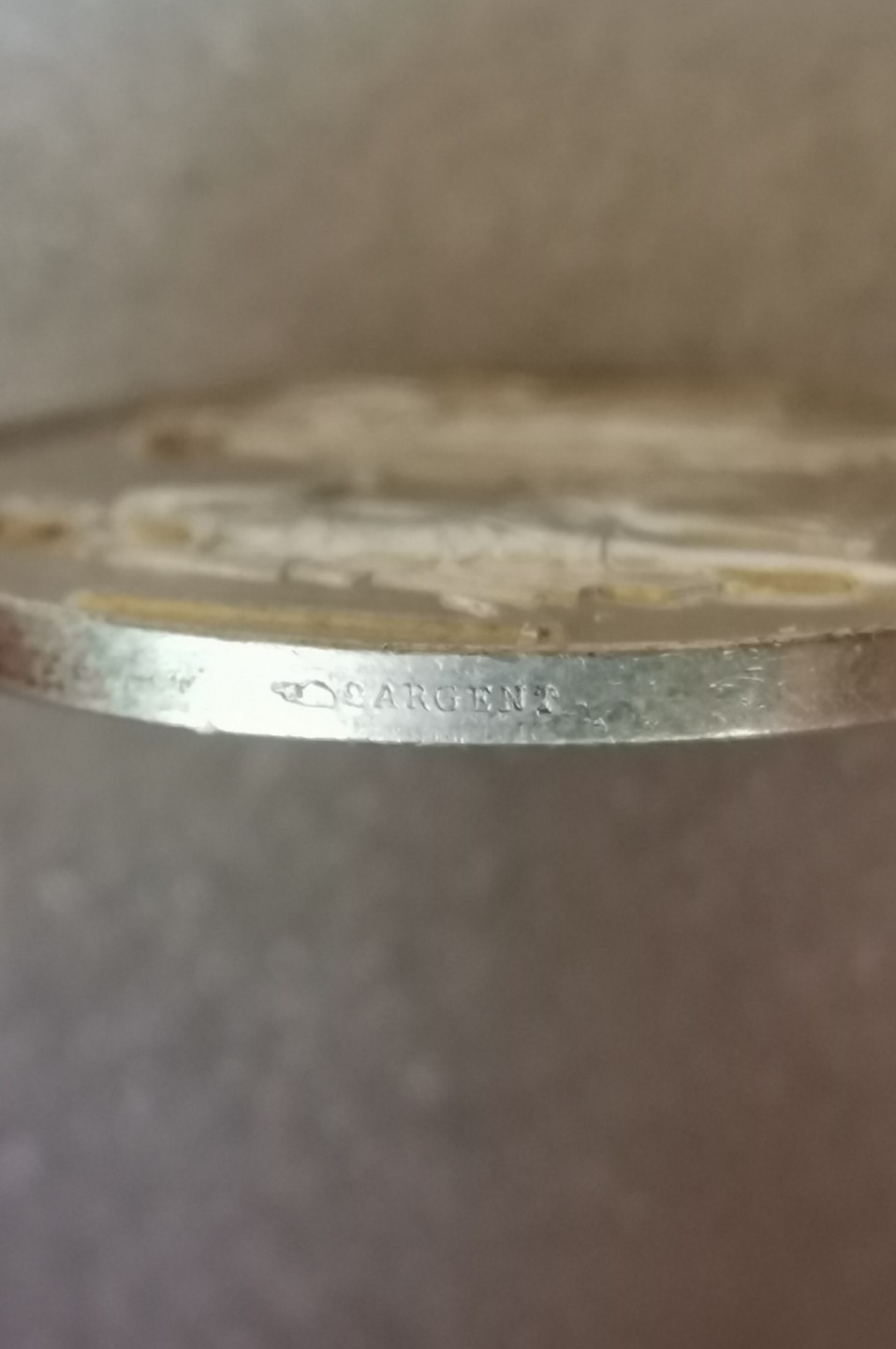 瓶子🏺第40期拍卖会 法国19世纪摩龙大师版银质婚章（UNC未使用）