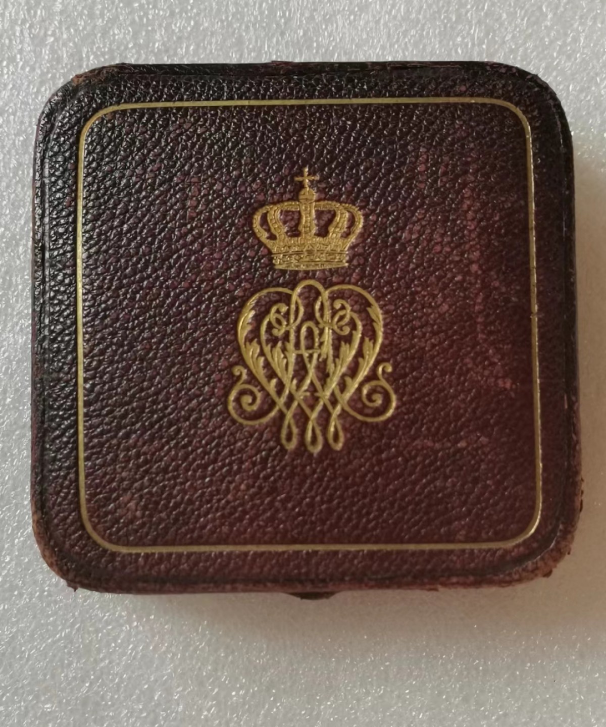 瓶子🏺第40期拍卖会 威廉二世结婚纪念银章（原盒）