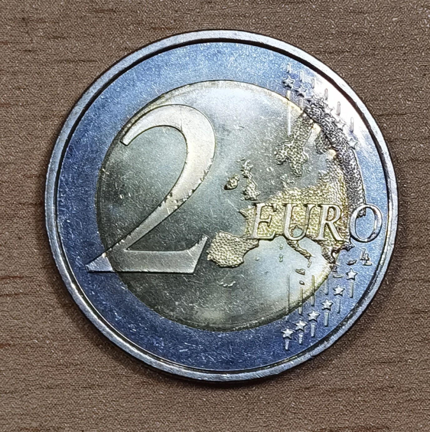 北京马甸外币专卖微拍第七十七期，非贵金属外国纪念币，流通币专场，陆续上新欢迎关注 原光未流通2014年西班牙2欧元费利佩六世继位纪念币