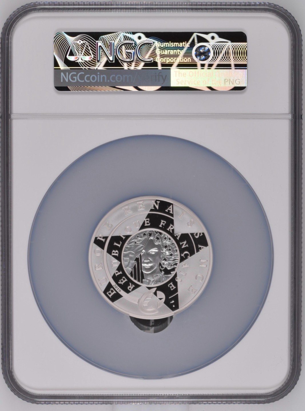 老精稀金银币专场「第7期」 2019年5盎司法国达芬奇逝世500周年银币