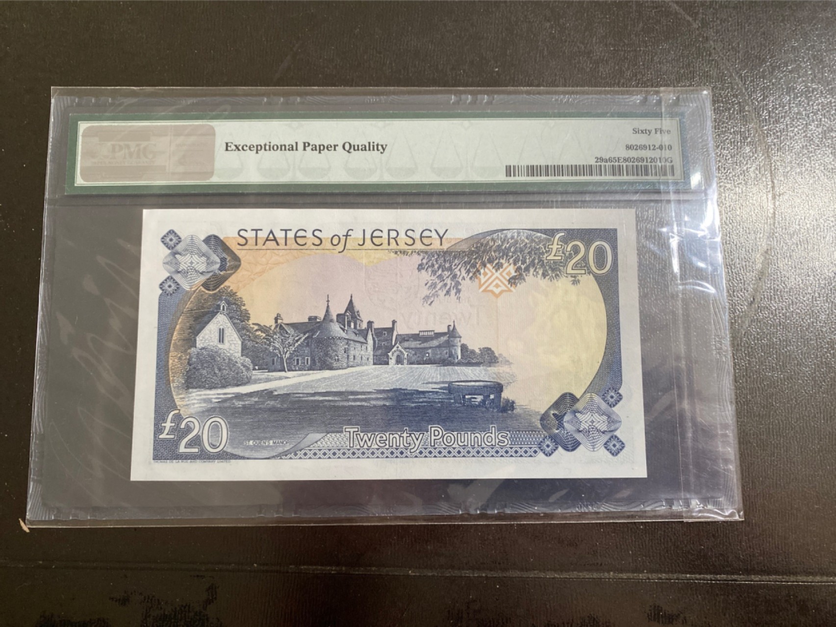 收藏联盟164期拍卖 综合场今晚七点开拍 漏还很多等您来 2000年英属泽西岛20镑 豹子头88尾靓号 PMG65E