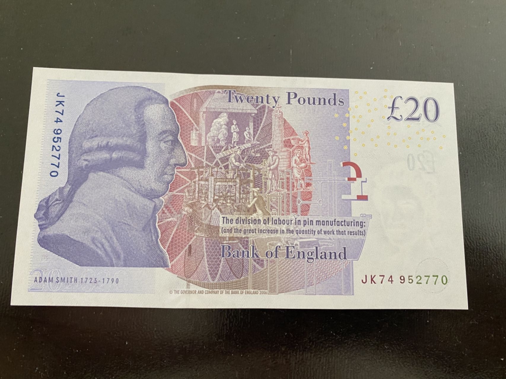 收藏联盟164期拍卖 综合场今晚七点开拍 漏还很多等您来 英国20镑 女王/亚当史密斯 全新