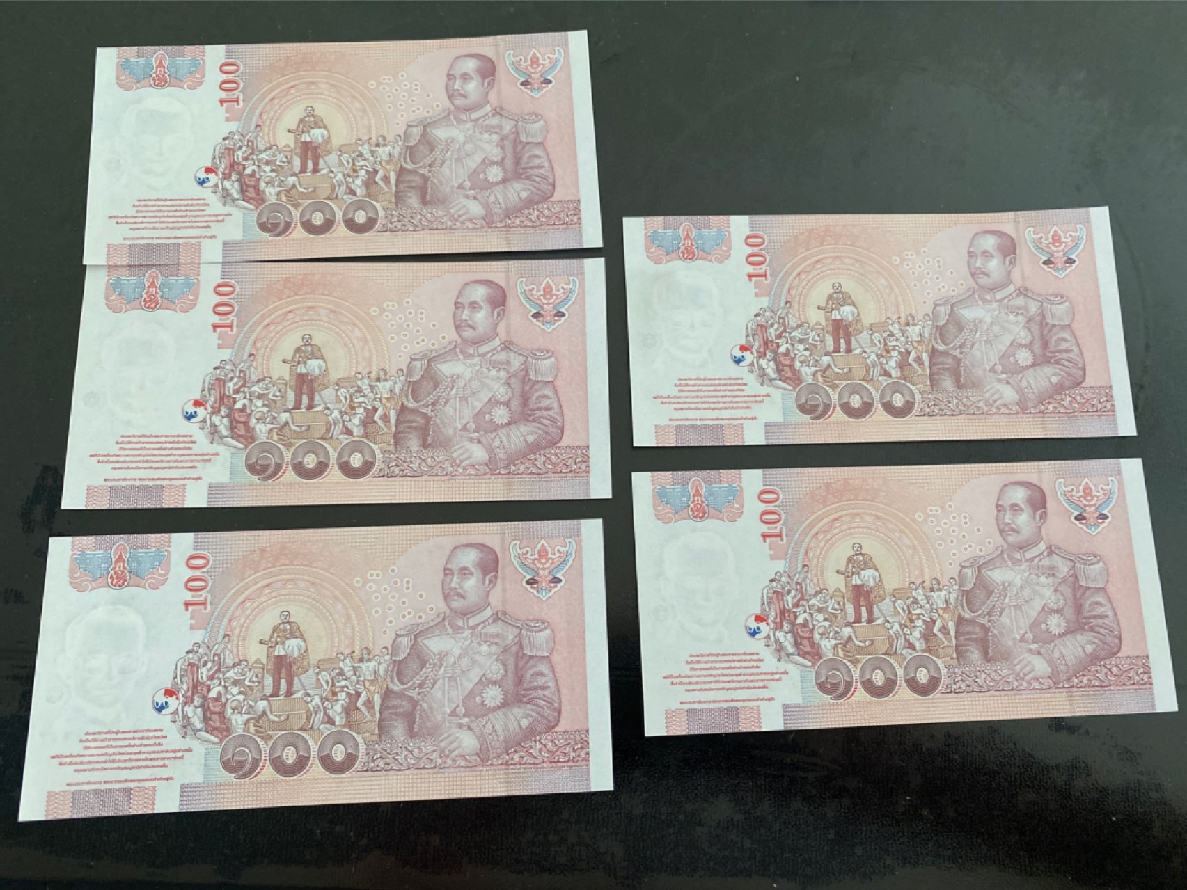 收藏联盟164期拍卖 综合场今晚七点开拍 漏还很多等您来 泰王拉玛九世钞五张 全新