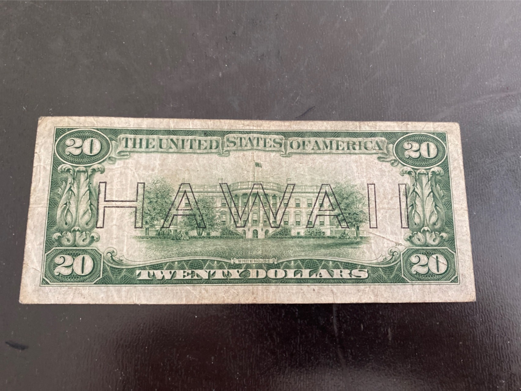 收藏联盟164期拍卖 综合场今晚七点开拍 漏还很多等您来 1934年美国夏威夷券最大面额20美元 vf品