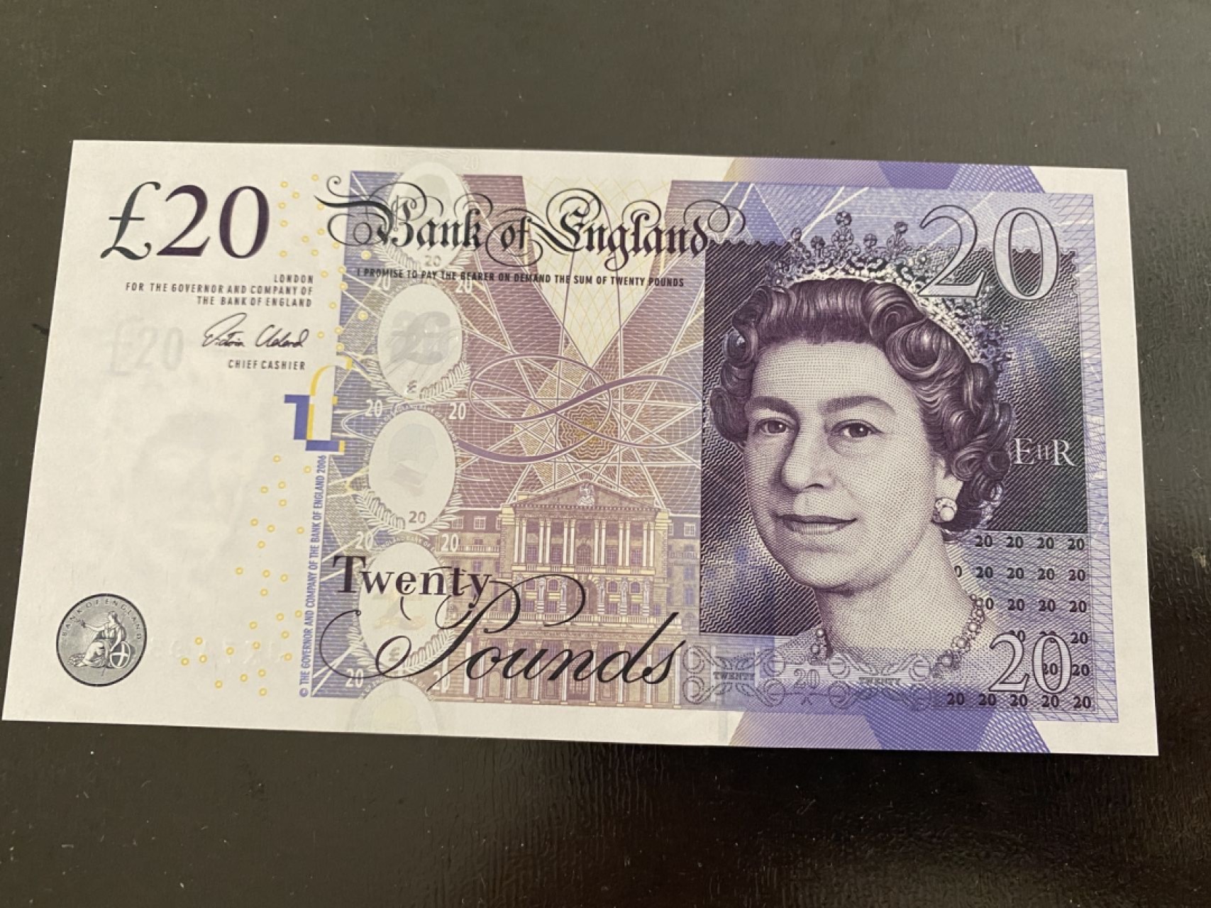 收藏联盟164期拍卖 综合场今晚七点开拍 漏还很多等您来 英国20镑 女王/亚当史密斯 全新