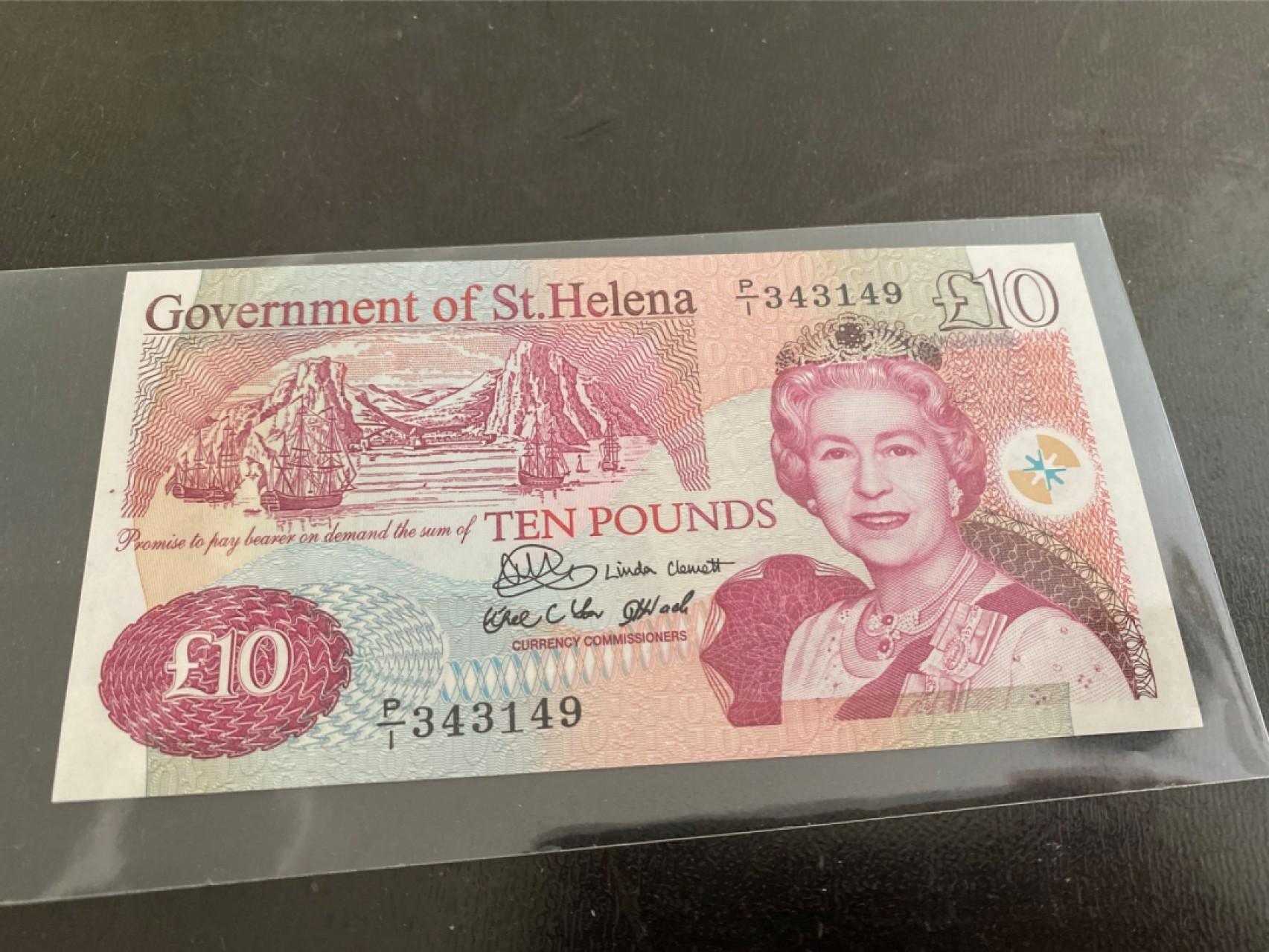 收藏联盟164期拍卖 综合场今晚七点开拍 漏还很多等您来 2004年圣赫勒拿10镑女王钞 全新