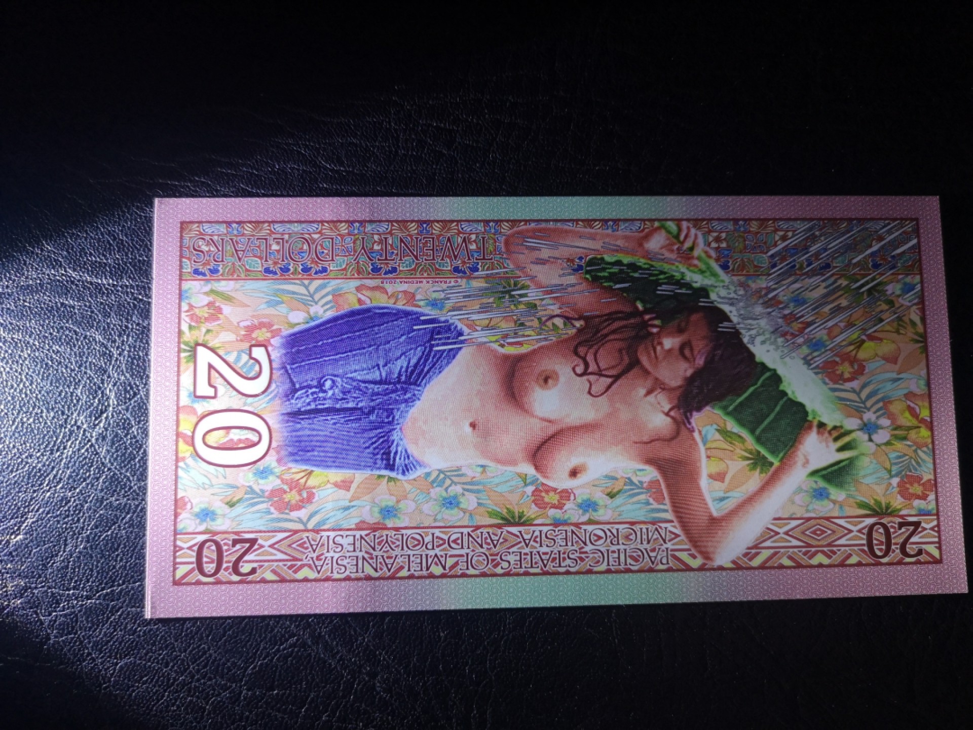 《外钞收藏家》第一百八十期拍卖 2018年太平洋群岛 波西米亚裸体 塑料商业钞