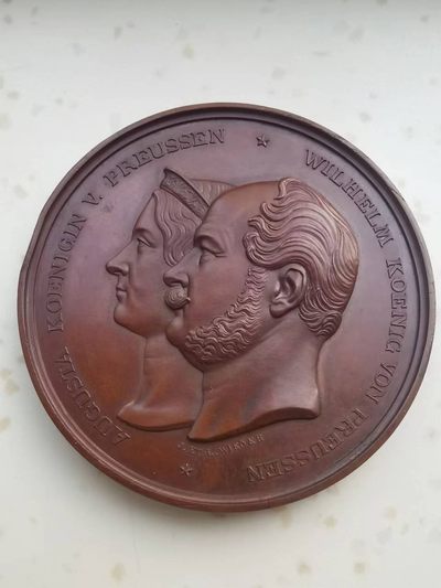 外章精选 - 1864年开通从科布伦茨到奥伯兰施泰因的铁路铜章