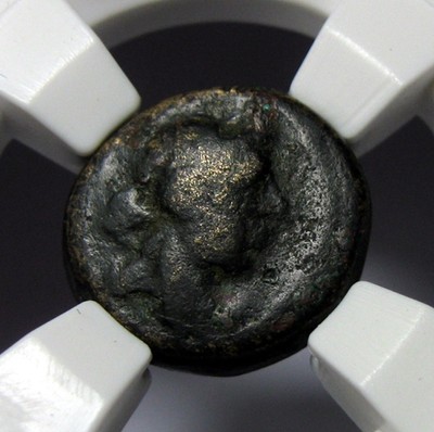 古希腊铜币/吕底亚/橄榄枝狼牙棒/钱币BC.134-133 - 古希腊铜币/吕底亚/橄榄枝狼牙棒/钱币BC.134-133