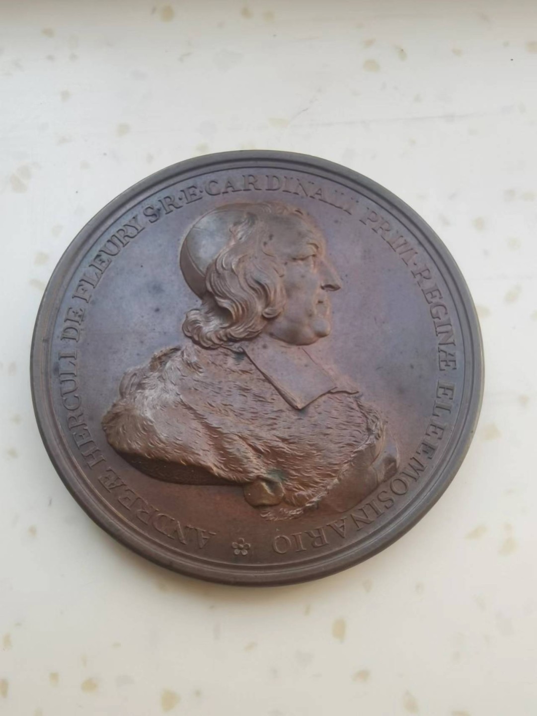 外章精选 1731年法国红衣主教德•弗洛里铜章