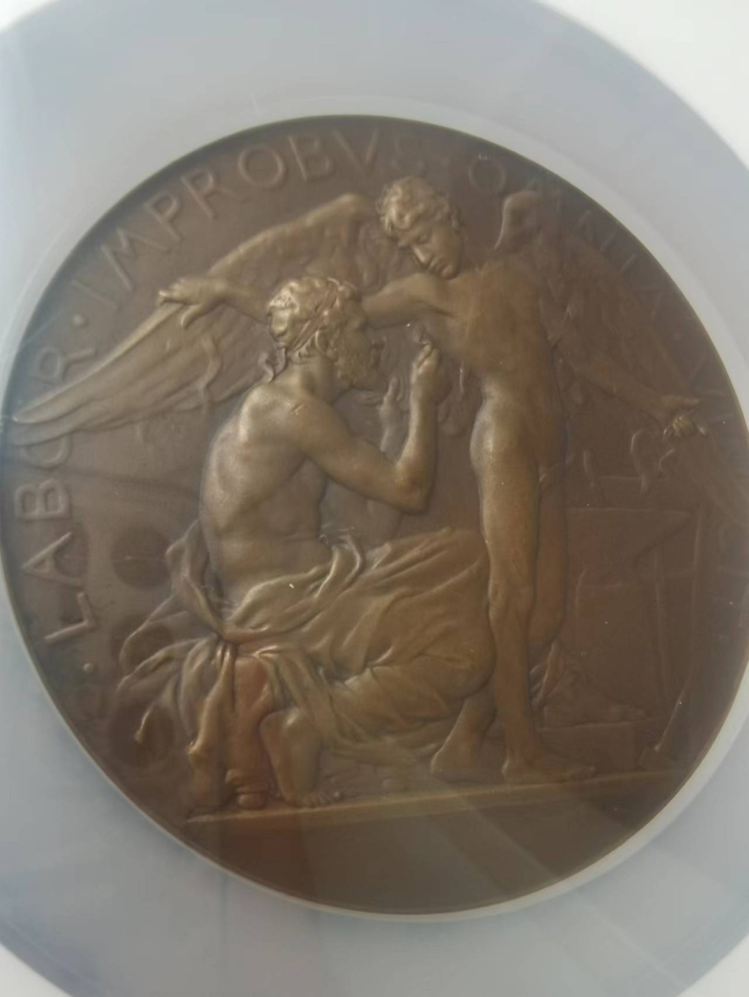 外章精选 1885年沙莱-默东飞艇实验铜章