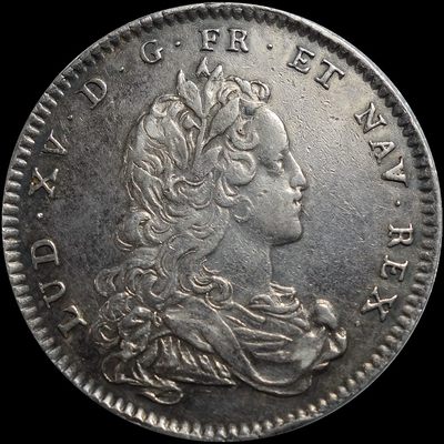 【雨安收藏】第017期 世界各国币章 0元起 晚上7:20 - 章France	法国1721年路易十五鲁昂商会银章 10克