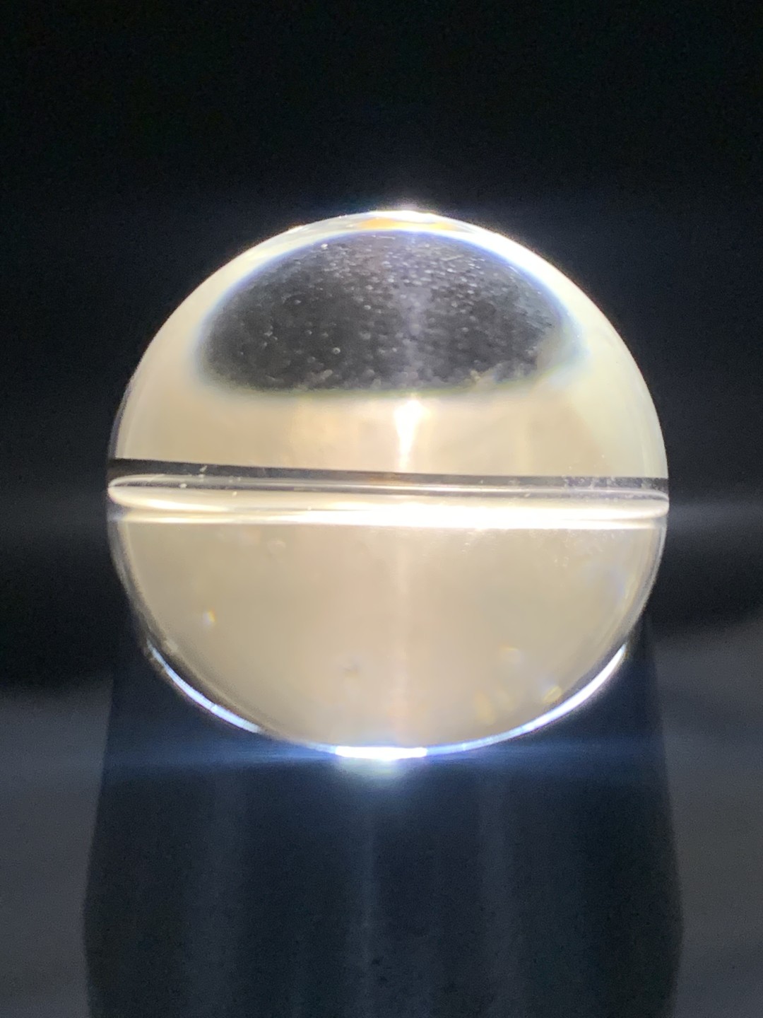精美天然茶晶2.0单珠一颗。