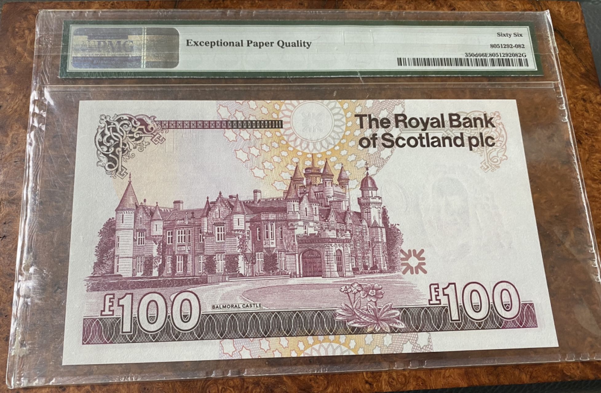Chase Auction 第12期 - - 中外纸钞、民国炒联拍！ 2000年苏格兰皇家银行100镑，PMG66分！