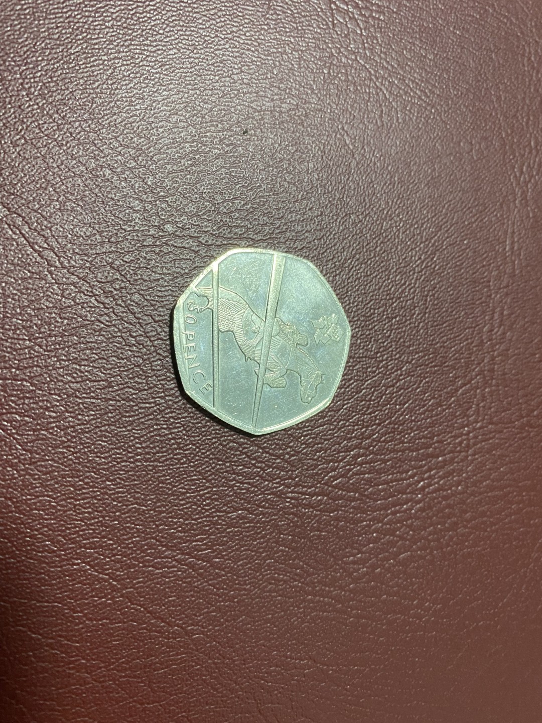 硬币 徽章专场 英国 奥运会50便士纪念币