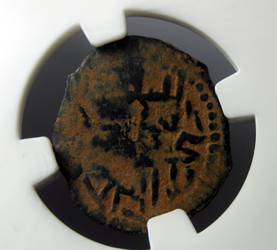罗姆苏丹国铜币,苏莱曼沙阿二世,骑士钱币,1196-1204,1法尔斯,送自制标签盒子,12世纪