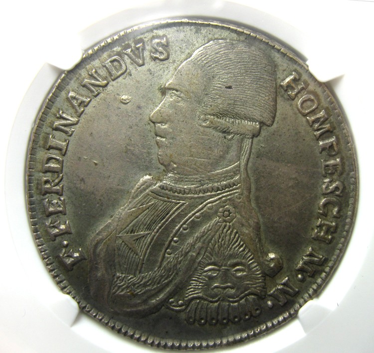旷世大珍/NGC评级1798马耳他骑士团(医院骑士团)30T大银币/达