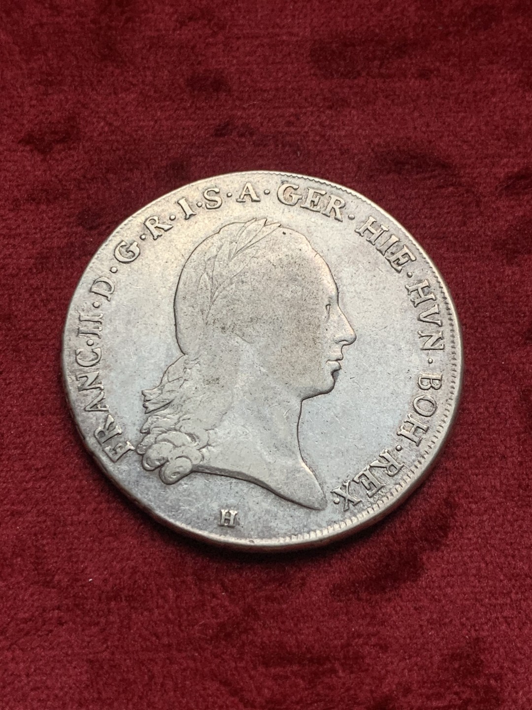 《竞宝斋》第63场-本周日 （全场不限金额包邮） 奥属尼德兰弗兰茨二世1795泰勒 银币