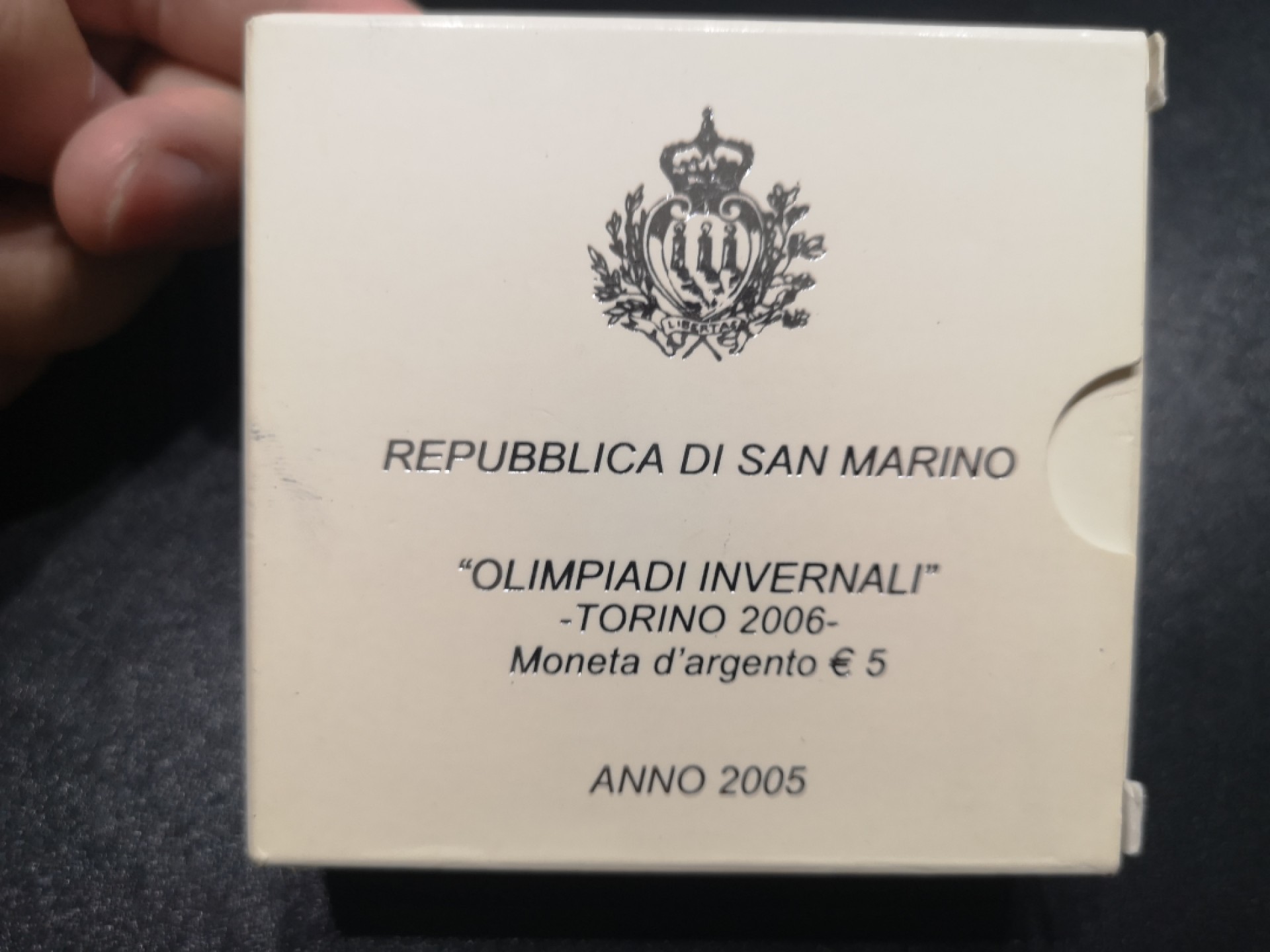 《外钞收藏家》第一百八十一期拍卖 圣马力诺2005年5欧元 2006年都灵冬奥会 精制 纪念 银币