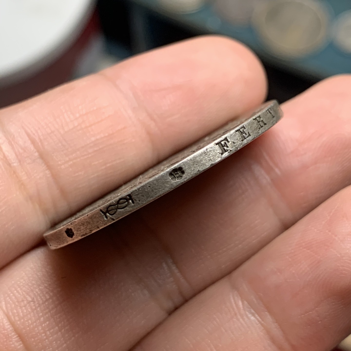 《竞宝斋》第63场-本周日 （全场不限金额包邮） 意大利1873年原味5里拉银币