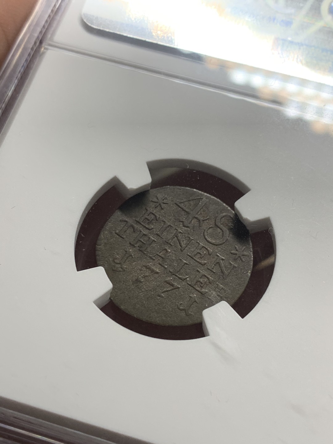 《竞宝斋》第63场-本周日 （全场不限金额包邮） ngc-vf细节  德国1771年普鲁士 1/48泰勒银币