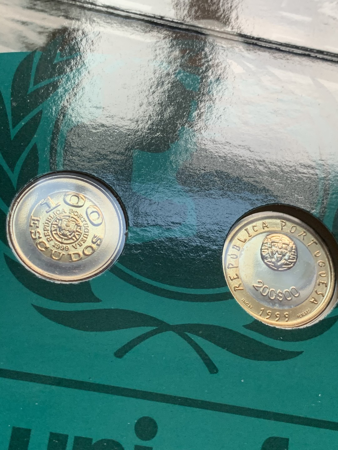 《竞宝斋》第63场-本周日 （全场不限金额包邮） 封装 葡萄牙 1999年 联合国五十周年纪念 9枚套 套币 稀少