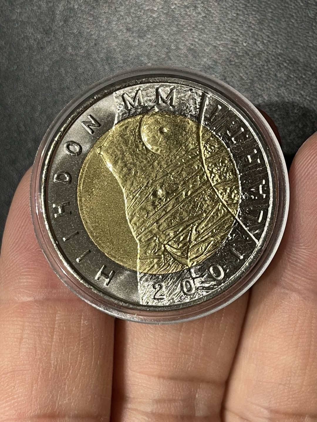 《外钞收藏家》第一百八十一期拍卖 芬兰2001年25马克双色精制纪念币.第一届北欧滑雪锦标赛.裸女