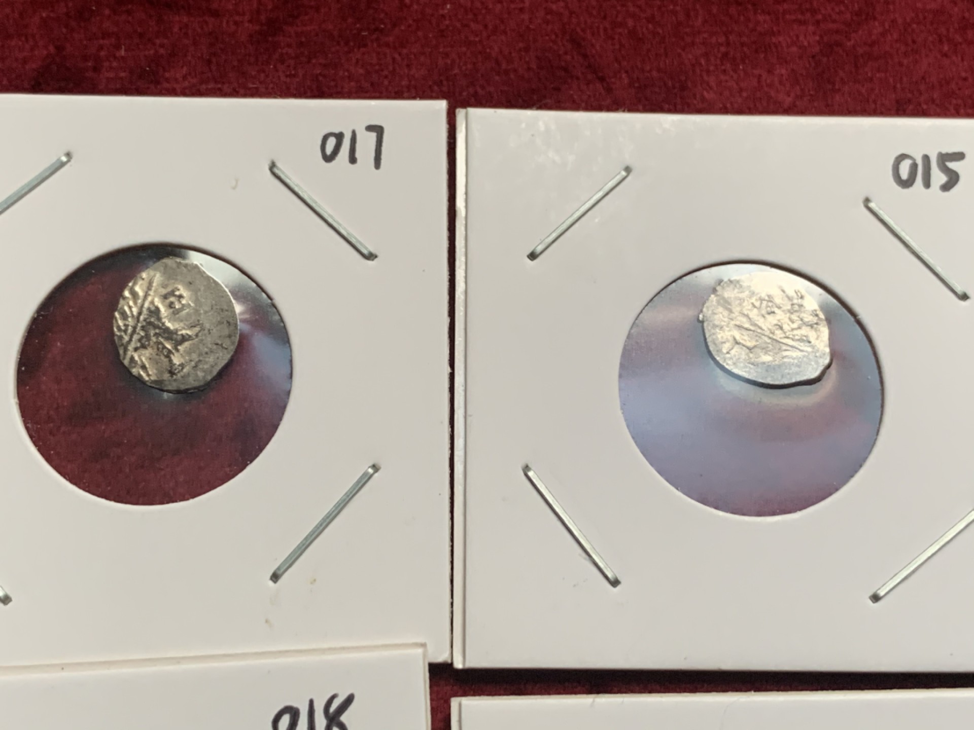 《竞宝斋》第63场-本周日 （全场不限金额包邮） 5枚一组 沙俄 打制 银戈比5枚 细节打制的不错