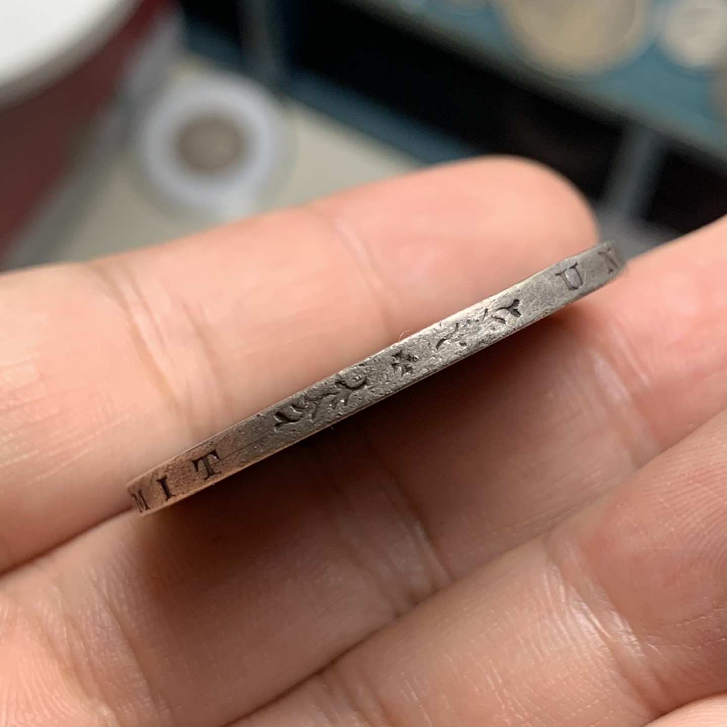 《竞宝斋》第63场-本周日 （全场不限金额包邮） 德国1876年汉堡五马克原味银币