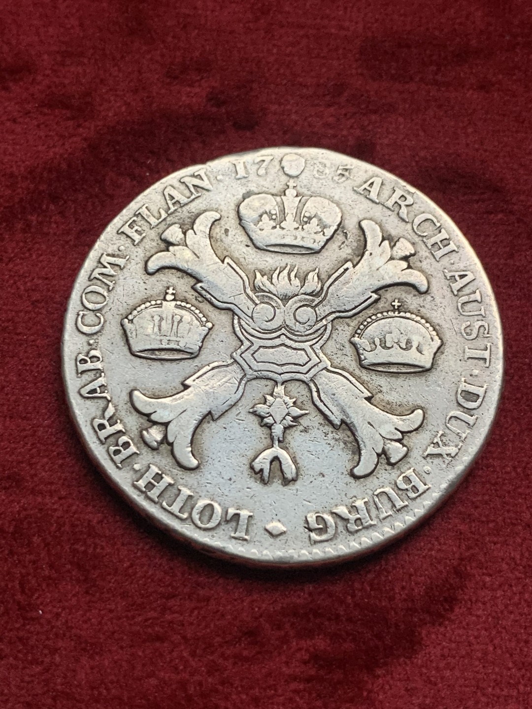 《竞宝斋》第63场-本周日 （全场不限金额包邮） 奥属尼德兰约瑟夫二世1785泰勒 银币