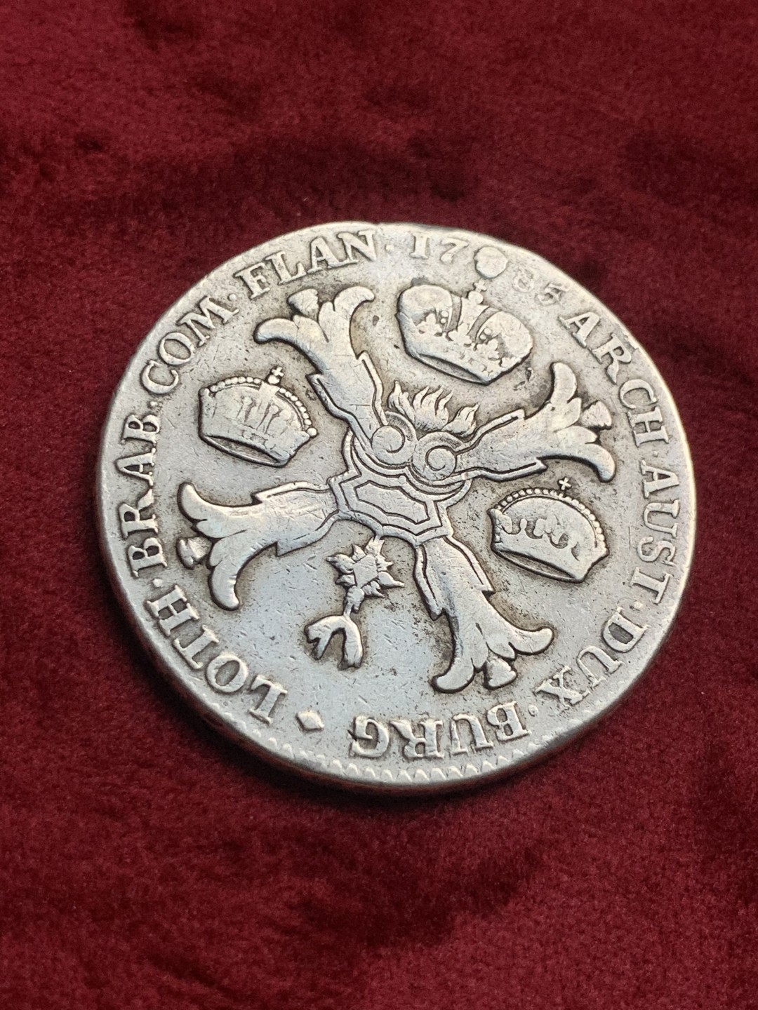 《竞宝斋》第63场-本周日 （全场不限金额包邮） 奥属尼德兰约瑟夫二世1785泰勒 银币